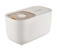 SABUIDDS 10 kg White Rice Dispenser, Storage Box with Sliding Lid and Shovel, Rice Container for Kitchen and Dining Room, Flour Baskets, Easy to Move and Store