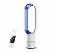 SABYDICAR Leafless Tower Fans,25.5IN High Bladeless Fan with Remote Control,Energy-Saving Desktop Stand Floor Fan for Room&Office,90° Ttilt Wind Supply,16" Cool Fan,Silver/Gold/Blue/Pink Optional