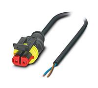 SAC-2P-5.0-PUR/SUSFS Interconnect Cable Superseal PIN: 2 Straight 5m Male 24VAC