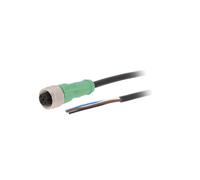 SAC-4P-5.0-PVC/M12FS Interconnect Cable M12 PIN: 4 Straight 5m Male 250VAC 4A P