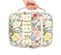 Sac À Avec Fermeture Éclair | Pochette De Transport Motif Lettres Mignonnes | Housse Protectrice Pour Femmes Filles Adolescents | Idéal Église École Bureau Voyage Cadeau Anniversaire Noël