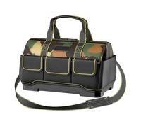 Sac à Outils Hommes - 12 Pouces Organiser Extensible | Sac Imperméable Multi Compartments - Ideal for électriciens mécaniciens menuisiers et ouvriers du bâtiment portable et