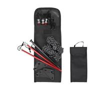 Sac à Piquets de Tente | Organiser De Tiges De Camping, Pochette Multifonction Portative with Compartiment Marteau, Outdoor Accessory for Randonnée Chasse Plein Air