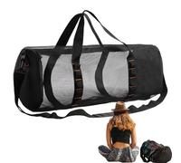 Sac De Plongée En Maille Cylindrique Extra Large Avec Tuba - Sac Étanche Portable Pliable Avec Fermeture Éclair Polyvalent Pour Plage, Plongée, Natation Et Voyage