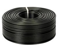 SAC Electronics RG6 50 m Digital Coax Cable for TV - Black