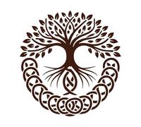 sac Roots Celtic Tree of Life Clipart Engraving Stickers 67.2x70.1cm Tattoo Culture Coffee