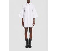 SACAI Cotton Blend Chemisier Mini Dress with Classic Collar - Size: 1 - female