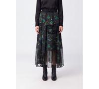 SACAI Floral Crêpe A-Line Midi Skirt with High Elasticated Waist - Size: 1 - female