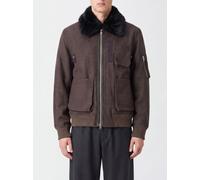 SACAI Fur-Collar Wool Bomber Jacket with Patch Pockets - Size: 3 - male
