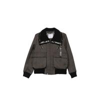 sacai herringbone-pattern jacket - Brown 1-2-3