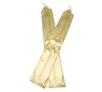 SACASUSA (TM) Fingerless Long Over the Elbow Bridal Satin Gloves with 20 colors - Yellow - One Size