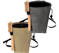 SACCA by Chalk for Climbing, Gymnastic Chalk Bag, Hinge Pocket and Carabinage, Weight Lifting Bag for Athletes for Athletes Basketball Fans Golf Badm