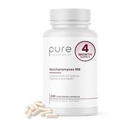 Saccharomyces Boulardii (10 Billion CFU Probiotics Per Serving) - 240 Acid Resistant Veg Caps | Clinically Studied Patented Strain | Lactose Free | Pharmaceutical Grade | Zero Fillers | Lab Tested