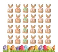 Sacchetti Per Pasqua - 24 Orecchie Da Coniglio In Letter - Sacchetti Gift Riutilizzabili Per Pasqua - Per Feste Compleanno Bambini, Confezioni Gift Caramelle, Dolciumi E Giocattoli