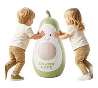 Sacco Da Boxe Bambini - Punching Bag Gonfiabile in PVC Da 65cm | Oscillating Colonna Con Pompa A Pedale | Divertimento Antistress Motivo Frutta Cartoon | Gioco Sportivo Maschi E Femmine Età 3+