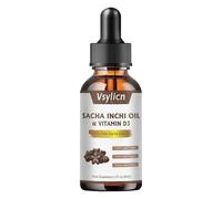 Sacha Inchi, Sacha Inchi Oil with D3 800IU for Joints, Sacha Inchi Oil Supplement for Menopausal Joint Dryness, Plant-Based Omega-3 & Vitamin for Skin, Joints & Daily Wellness