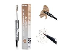 Sacheu Brow & Freckle STAY-N, 2-in-1 Brow Gel & Freckle Pen, Blonde Roast