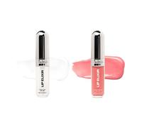Sacheu Lip Elixir Nourishing and Hydrating Lipgloss - Moisturizing Plumping Lip Gloss Enriched with Collagen, Non-Sticky Lip Color Smooth High-Shine Finish, Vegan & Cruelty-Free, Clear & Sheer Pink