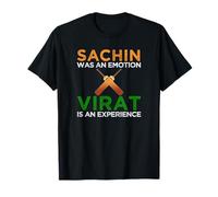 Sachin And Virat Emotion And Experience India Cricket Jersey T-Shirt