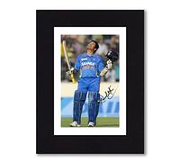 Sachin Tendulkar - India Cricket Signed 8x6 Inch Mounted Photo Print - Pre Printed Signature - Autograph Memorabilia, Ready To Be Framed Wall Art, Artwork