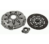 Sachs Clutch Kit 3000 951 869, 3pc 240mm Cover Plate & Bearing for Nissan X-Trail/Almera/Tino 2.2L