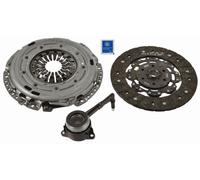 Clutch Kit 3pc (Cover+Plate+CSC) fits VW SHARAN 7N 2.0D 10 to 19 240mm Sachs New