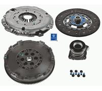 SACHS Clutch 2290 601 159 with central slave cylinder, with clutch pressure plate, with dual-mass flywheel, with flywheel screws with clutch disc 250