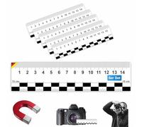 Sachverständigen-Zubehör.de | Metal Ruler | 15 cm (5er Set) | Alloy Steel & Stainless Steel | Real Estate Appraisal Tool