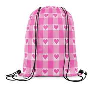 Sack Backpack Heart Simple Modern Scratch Drawstring Bag Versatile Gym String Bag For Beach Yoga Trainer 39X46Cm