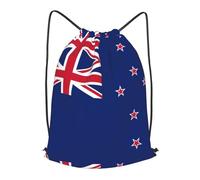 Sack Backpack New Zealand Flag Unisex Drawstring Gym Bag Waterproof String Bag For Outside Gym Men 39X46Cm