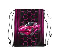 Sack Backpack Racing Car Unisex Drawstring Pe Bags Scratch Gym Bag For School Hunting Travel 39X46Cm