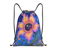 Sack Backpack Surreal Flowe Waterproof Drawstring Gym Bag Stylish String Bag For School Swim Hunting 39X46Cm