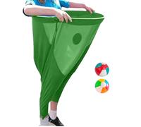 Sack Bouncing Bags for Children, Grandma Trousers, Party Rush, Giant Throwing Games for The, Team Relay Family Reunion Field Games Set, Funny Giant Jumping Game with 2 Jumping Balls, Grandma Trousers