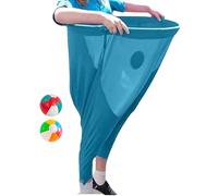 Sack Bouncing Sacks Adult Sack Race Bags Funny Giant Stretch Trousers with 2 Bouncy Balls Complete Set for School Festival Carnival Garden Patio Reunion Playground