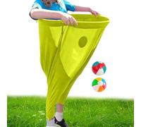 Sack Bouncing Sacks Adult Sack Race Bags Funny Giant Stretch Trousers with 2 Bouncy Balls Complete Set for School Festival Carnival Garden Patio Reunion Playground