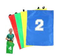 Sack Race Bags - 4pcs Potato Jumping Sacks, Outdoor Relay Game Set | Strong 20x28in Activity Bags, Fun Lawn Party School Events Backyard Festivals Sports Day Activities For Kids Adults Competition Use