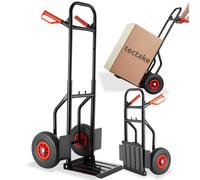 Sack Truck Barrow Wheels Heavy Duty Cart Folding Trolley Foldable Shelf Solid