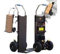 Sack Truck Stair Climber Electric, 400 kg Load Capacity, 1200W Brushless Removable Battery Motor for Easy Stair Navigation