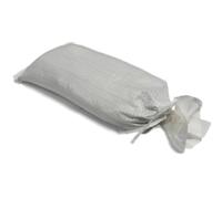 sackmaker FLOOD DEFENCE Heavy Duty Sandbags - White, Black & Yellow - UV Protected - Unfilled - Industrial Grade with Sunlight Protection (10, White)