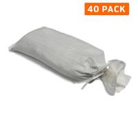 Sackmaker Flood Defence Heavy Duty Sandbags - White - Uv Protected - Unfilled - Industrial Grade