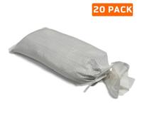 Sackmaker Flood Defence Heavy Duty Sandbags - White - Uv Protected - Unfilled - Industrial Grade