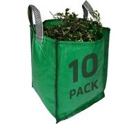 Sackmaker Garden Waste Bags - 120 Litre - 10 Pack - Premium Grade - Industrial Fabric And Handles - Heavy Duty Garden/green Waste Sacks