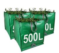 Sackmaker Garden Waste Bags - 500 Litre - 3 Sacks - Premium Grade - Industrial Fabric And Handles - Heavy Duty Garden/green Waste Sack