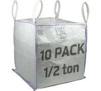 Sackmaker Half Ton Bulk Bag - Heavy Duty Skip Bag - Mini Ton Bag - Tonne Bag - Fibc Builders Bag - Dumpy Bag