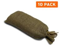 Sackmaker Hessian Heavy Duty Sandbag With Tie String - Industrial Grade Thick Hessian Fabric With Reinforced Stitching