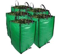 Sackmaker Jumbo Garden Waste Bags 272 Litre - Premium Grade - Industrial Fabric And Handles - Heavy Duty Garden/green Waste Sacks (5 Bags)