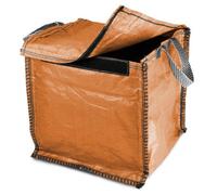 Sackmaker Kerbside - Orange 90 Litre - Council With Weight Pad - Bag For Plastic Cans Paper Cardboard Tins Jars (Orange, 1 Pack)