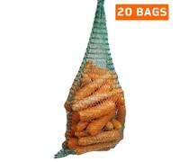 Sackmaker Net Bags - Hanging Net Bags For Onions, Vegetables, Carrots, Fruits, Logs - Heavy Duty - Vegetable Nets, Onion Nets