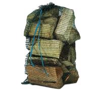 sackmaker Net Bags - Industry Grade Net Bags for Logs, Kindling, Shellfish, Vegetables, Fruit etc. Drawstring closing tie built into the bag (50x80cm, 20)