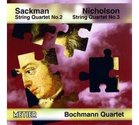 Sackman: String Quartet No. 2 / Nicholson: String Quartet No. 3